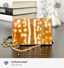 Load image into Gallery viewer, ▪️SOLD▪️BURBERRY Small Deer Print Leather Crossbody Bag in Melt Brown
