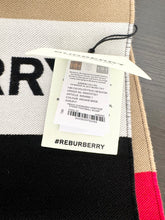 Load image into Gallery viewer, ▪️SOLD▪️BURBERRY Unisex Wool-Silk Icon Stripe Logo Scarf - Archive Beige
