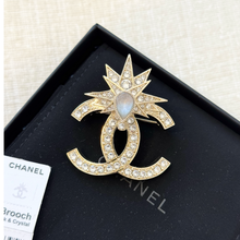 Load image into Gallery viewer, CHANEL 23P Classic CC Logo Gold, Blue, Pink &amp; Crystal Brooch
