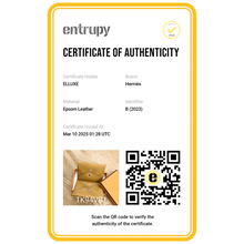 Load image into Gallery viewer, HERMES 2023 Calvi Duo Epsom Leather Card Holder / Sesame
