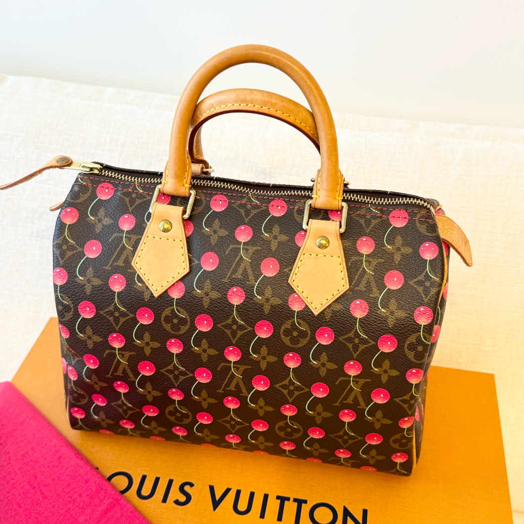 LOUIS VUITTON LV x TM Takashi Murakami Monogram Cherry Speedy 25