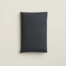Load image into Gallery viewer, ✨NEW✨2025 Hermes Calvi Verso Card Holder / Bleu Océan / Mauve Pâle
