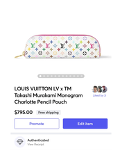 Load image into Gallery viewer, LOUIS VUITTON LV x TM Takashi Murakami Monogram Charlotte Pencil Pouch
