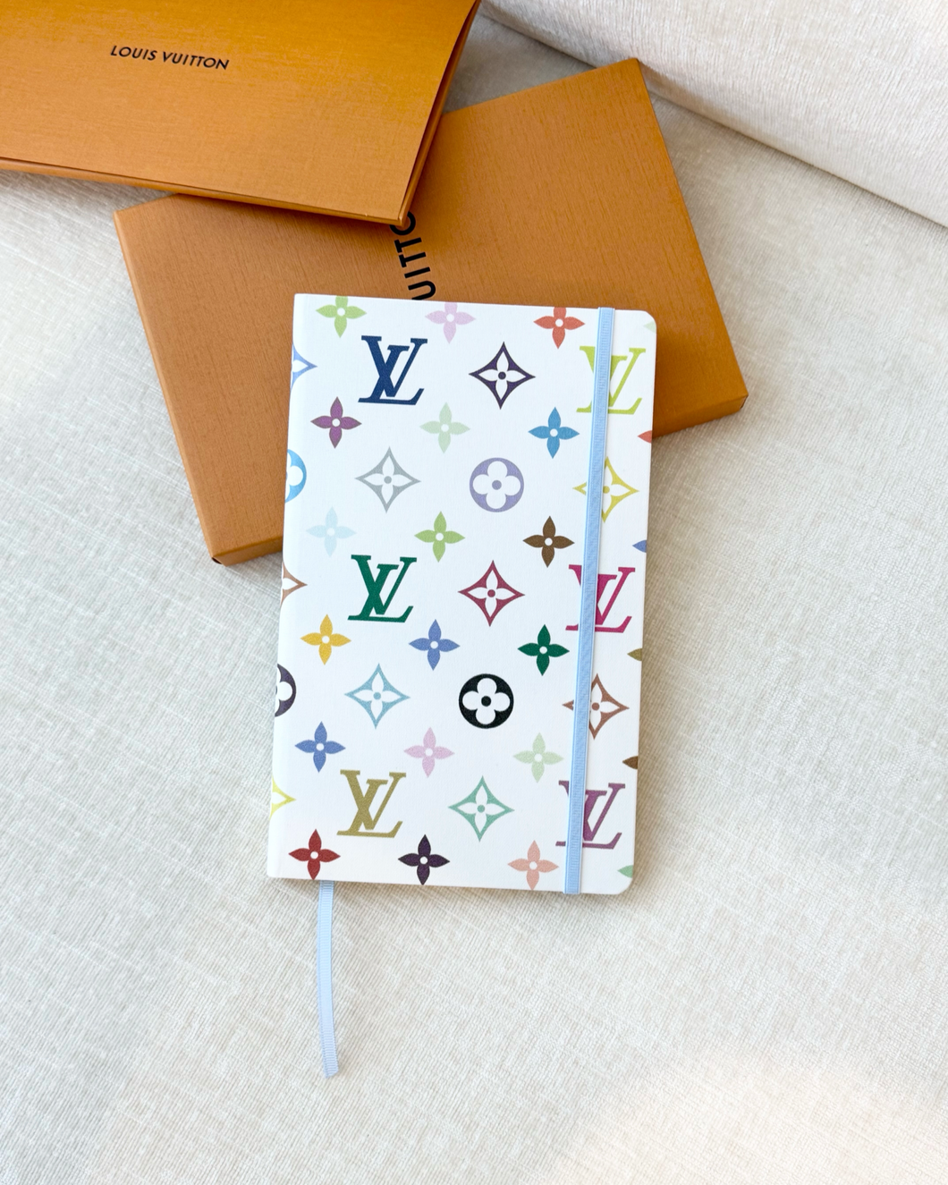 LOUIS VUITTON LV x TM Takashi Murakami Monogram Multicolore Jane Notebook MM