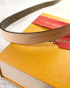 Louis Vuitton Monogram Skinny Belt