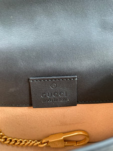 Gucci Sylvie Super Mini Chain Crossbody Bag - Black