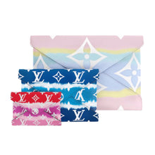 Load image into Gallery viewer, LOUIS VUITTON 2020 Monogram LIMITED EDITION Escale Medium Kirigami Pochette In Blue
