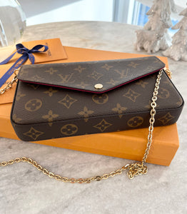 Louis Vuitton 2022 Felicie Pochette Monogram Crossbody Bag