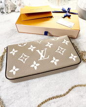 Load image into Gallery viewer, LOUIS VUITTON Felicie Pochette Monogram Empriente Leather Crossbody Bag
