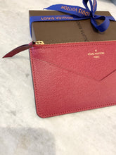 Load image into Gallery viewer, LOUIS VUITTON Calfskin Jeanne Wallet Zippy Coin Insert In Fuchsia
