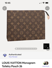 Load image into Gallery viewer, LOUIS VUITTON Monogram Toiletry Pouch 26
