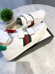 GUCCI New Ace Logo Sneakers In White EU37