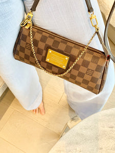 LOUIS VUITTON Damier Ebene Eva Crossbody Bag