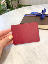 Load image into Gallery viewer, LOUIS VUITTON Calfskin Jeanne Wallet Credit Card Insert In Fuchsia
