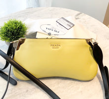 Load image into Gallery viewer, PRADA City Calf Sidonie Crossbody Bag In Cedro/Black
