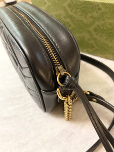 GUCCI GG Marmont Mini Crossbody Bag in Black