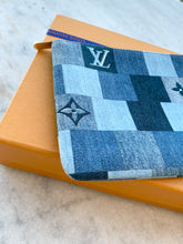 Load image into Gallery viewer, Louis Vuitton Denim Monogram Patchwork City Pouch
