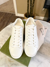 Load image into Gallery viewer, GUCCI Women’s Ace Low Top Leather Sneakers in White (EU) 36.5 (US) 7.5
