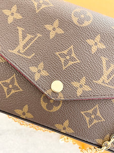 Louis Vuitton 2022 Felicie Pochette Monogram Crossbody Bag