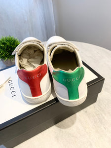 GUCCI New Ace Logo Sneakers In White EU37