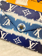 Load image into Gallery viewer, LOUIS VUITTON 2020 Monogram LIMITED EDITION Escale Medium Kirigami Pochette In Blue
