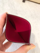 Load image into Gallery viewer, LOUIS VUITTON Calfskin Jeanne Wallet Credit Card Insert In Fuchsia
