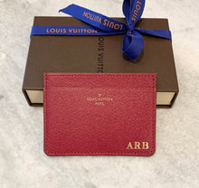 Load image into Gallery viewer, LOUIS VUITTON Calfskin Jeanne Wallet Credit Card Insert In Fuchsia
