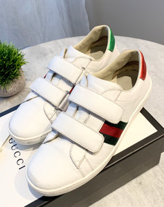 GUCCI New Ace Logo Sneakers In White EU37