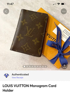 LOUIS VUITTON Monogram Card Holder