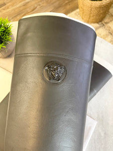 VERSACE La Medusa Leather Boots (EU38)