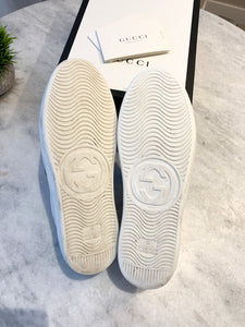 GUCCI New Ace Logo Sneakers In White EU37