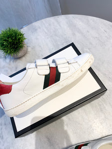 GUCCI New Ace Logo Sneakers In White EU37