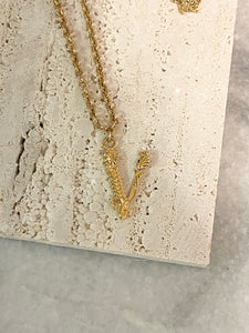 VERSACE Virtus Brass Necklace In Gold