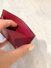 Load image into Gallery viewer, LOUIS VUITTON Calfskin Jeanne Wallet Credit Card Insert In Fuchsia
