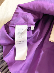 GUCCI Children’s Silk Pleated Skirt in Shine Purple (5 years)