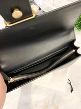 Load image into Gallery viewer, PINKO Love Me Tender Flowers Black Eco Leather Shoulder Bag In Black
