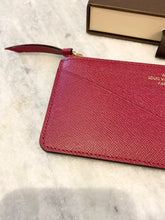 Load image into Gallery viewer, LOUIS VUITTON Calfskin Jeanne Wallet Zippy Coin Insert In Fuchsia
