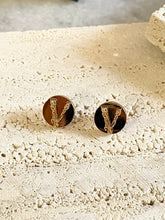 Load image into Gallery viewer, VERSACE Virtus Stud Earrings In Gold
